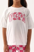 U.S. POLO ASSN KİDS KIZ GARSON ŞORT TAKIM US1813-G - 4