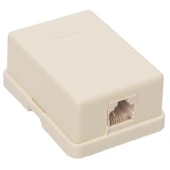 Powermaster Telefon Kutusu Tekli 6p 2c Telefon Kablosu Soketi Kutusu - 2