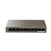 Tenda TEF1110P-8-102W 10 Port 8 Port Poe+ 10-100 + 2 Port 10-100-1000 Switch - 1