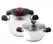 Emsan Innocook Kırmızı 4+6,5Lt Düdüklü Tencere Seti - 2