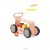 Driveme Wood Ambulans Yürüteç - Bin Sür - Oyuncak Deposu - 1
