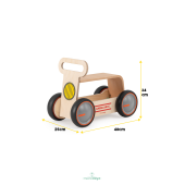 Driveme Wood Ambulans Yürüteç - Bin Sür - Oyuncak Deposu - 5