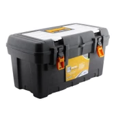 Plastik Açma Kapatmalı 22'' Inç Organizer Bölmeli Taşınabilir Kulplu Takım Çantası Alet Çanta 57 Cm thumbnail 5