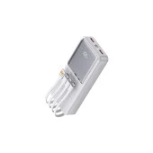 Sunix 20000 Mah Dijital Göstergeli Dahili Çoklu Kablolu Taşınabilir Powerbank Beyaz PB-50 - 2