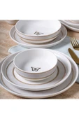 GÜRAL PORSELEN BİLBAO 30 PARÇA 6 KİŞİLİK YEMEK TAKIMI 65691 - 4
