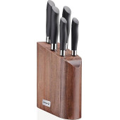 Korkmaz Nero A5503 6 Parça Standlı Bıçak Seti - 1