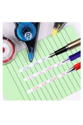 Şerit Daksil 5mmx8 Metre 6 Adet Şerit Düzeltici Temat Şerit Silici Büro Ofis Okul - 3