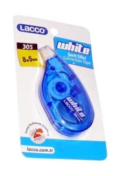 Şerit Daksil 5mmx8 Metre 1 Adet Şerit Düzeltici Lacco Şerit Silici Büro Ofis Okul - 2