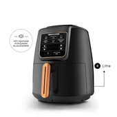 Karaca Air Pro Cook XL 2in1 Airfryer 4 lt Konuşan Yağsız Black Copper Fritöz - 6