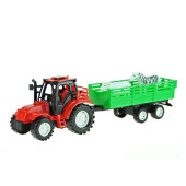 Oyuncak Traktör Römorklu Sürtmeli 30 Cm - 1