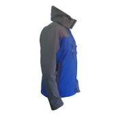 Uyguna-Yakala Lemigo Softshell Kapşonlu Mavi-gri Mont - 4