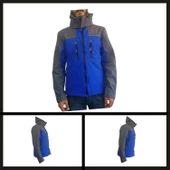 Uyguna-Yakala Lemigo Softshell Kapşonlu Mavi-gri Mont - 1