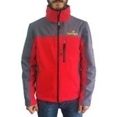 Uyguna-Yakala Lemigo Softshell Kırmızı-gri Mont - 3