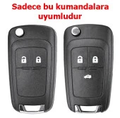 Opel Astra J Insignia Uyumlu Nano Anahtar Kılıfı Kumanda Kılıfı Oto Anahtarlık Siyah thumbnail 5