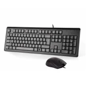 A4 TECH KR-9276 USB Q Trk Optic Mouse Suya Dayanıklı Siyah Multimedya Klavye - Mouse Set - 2