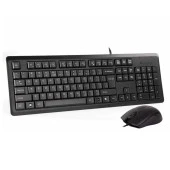 A4 TECH KR-9276 USB Q Trk Optic Mouse Suya Dayanıklı Siyah Multimedya Klavye - Mouse Set - 3