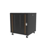 AGER 16U 600x600mm Dikili Tip Siyah Kabinet Agena AG-AN16U6060S1 Cam Kapak - 1