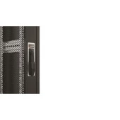 AGER 36U 800x800mm Dikili Tip Siyah Kabinet Vega AG-VB36U8080S1 Cam Kapak - 4