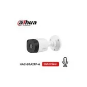 DAHUA 2MP BULLET 3.6MM HAC-B1A21P-A 0360B 20metre Sesli IR Bullet Kamera - 1