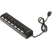 DARK Connect Master DK-AC-USB272 7port USB 2.0 Siyah USB Çoklayıcı Hub Anahtarlı - 1