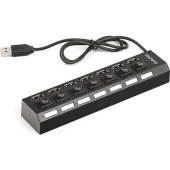 DARK Connect Master DK-AC-USB272 7port USB 2.0 Siyah USB Çoklayıcı Hub Anahtarlı - 3