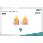 DIGITUS 10m CAT6 Utp DK-1617-100/Y Sarı Patch Kablo - 1