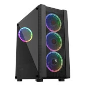 FRISBY FC-9320G 600W 80  BRONZE Gaming Micro-Tower PC Kasası thumbnail 1