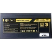 HIPORT 2000W 95+ BRONZE MX2000ATX 12cm Fanlı Power Supply Mining - 2