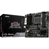 MSI B550M PRO-VDH WIFI DDR4 M2 PCIe NVME HDMI DP PCIe 16X v4.0 AM4 mATX - 1