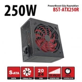 PowerBOOST 250W BST-ATX250R 12cm Fanlı Power Supply - 1