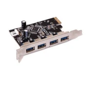 S-LINK SL-3EX6 PCIe 4port USB 3.0 Çevirici Kart - 1