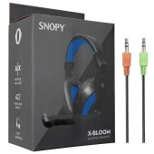SNOPY X-BLOOM USB Siyah/Mavi Gaming Mikrofonlu Kulaklık SN-633 - 5