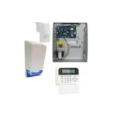 TEKNİM TSP-5324LCD GSM+GPRS Kablolu 4+4 Bölgeli Alarm Seti (AKÜSÜZ) - 1