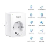 TP-LINK Tapo P110 Mini Akıllı WIFI Priz, Enerji İzleme 4-lü paket - 1