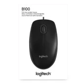 Logitech B100 Optik Usb Mouse-Siyah 910-003357 - 7