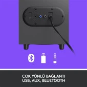 Logitech Z407 Bluetooth Multimedia Hoparlör - Siyah 980-001348 - 5