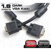 DARK DK-CB-VGAL180 1.8 Mt Monitör Kablosu VGA 15E/15E thumbnail 1
