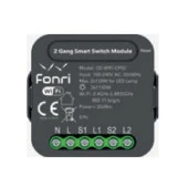 Fonri Wf3-El3-0202-01 Wıfı Kablosuz Cpo2 Akıllı Sıvaltı İkili Anahtar - 1