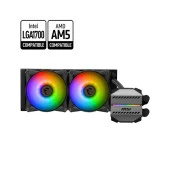 MSI 240MM MAG CORELIQUID M240 RGB AM5-1700P SIVI SOĞUTMALI İŞLECİ FANI thumbnail 1