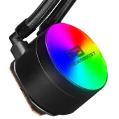 POWERBOOST 120mm NOBLE 120 PB-LCS-YC120 RGB Sıvı Soğutmalı AM5-1700p İşlemci Fanı - 4