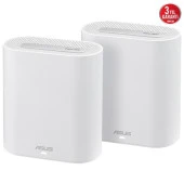 ASUS EXPERT WIFI EBM68-W-2 AX7800 WIFI6E Dual Band Kurumsal Mesh Router 2-li paket thumbnail 1