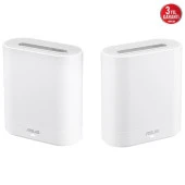 ASUS EXPERT WIFI EBM68-W-2 AX7800 WIFI6E Dual Band Kurumsal Mesh Router 2-li paket thumbnail 2