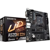 GIGABYTE A520M-S2H DDR4 M2 PCIe NVME HDMI DVI PCIe 16X v4.0 AM4 mATX - 1