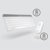 LOGITECH MK470 Kablosuz Q Trk Beyaz Multimedya Klavye - Mouse Set 920-009436 - 7