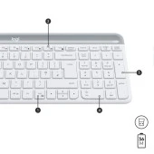 LOGITECH MK470 Kablosuz Q Trk Beyaz Multimedya Klavye - Mouse Set 920-009436 - 8
