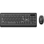 LENOVO LECOO KW202 Kablosuz Q Trk Optic Mouse Siyah Standart Klavye - Mouse Set - 1