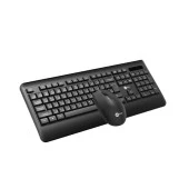 LENOVO LECOO KW202 Kablosuz Q Trk Optic Mouse Siyah Standart Klavye - Mouse Set - 8