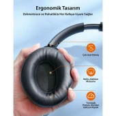 Taotronıcs TT-BH1121 Kulaküstü Bluetooth Kulaklık Siyah - 5