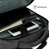 NPO TRV02 Travela 16" Siyah Notebook Sırt Çantası Genişleyebilir - 2
