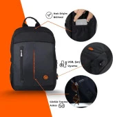 NPO CitylifePlus Smart 16" Siyah Notebook Sırt Çantası Çift Ana Bölmeli - 2